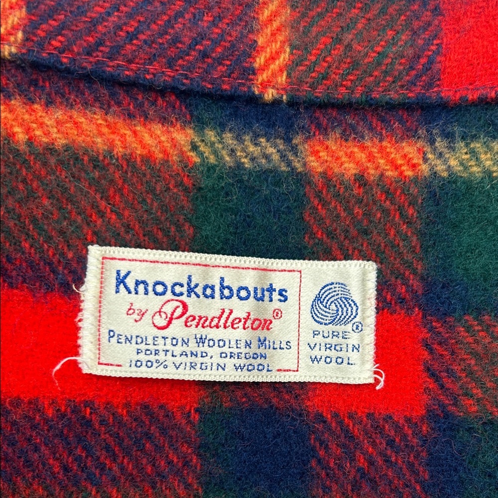 Knockabouts by Pendleton Red and Green Plaid A-Line Skirt - Picture 4 of 9